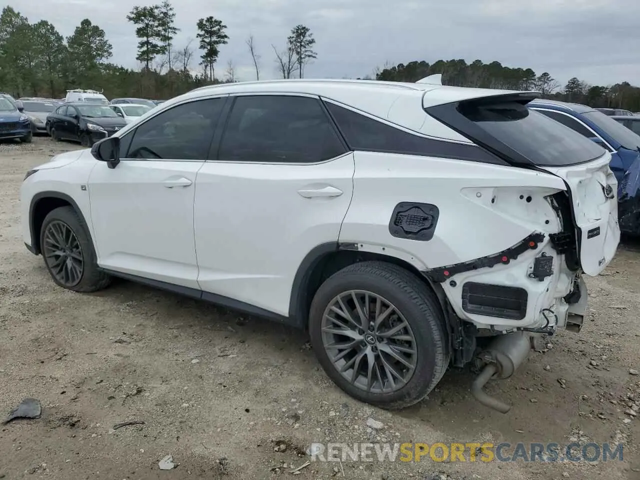 2 fotografías del automóvil dañado 2T2SZMDA6MC291491 LEXUS RX 350 F S 2021