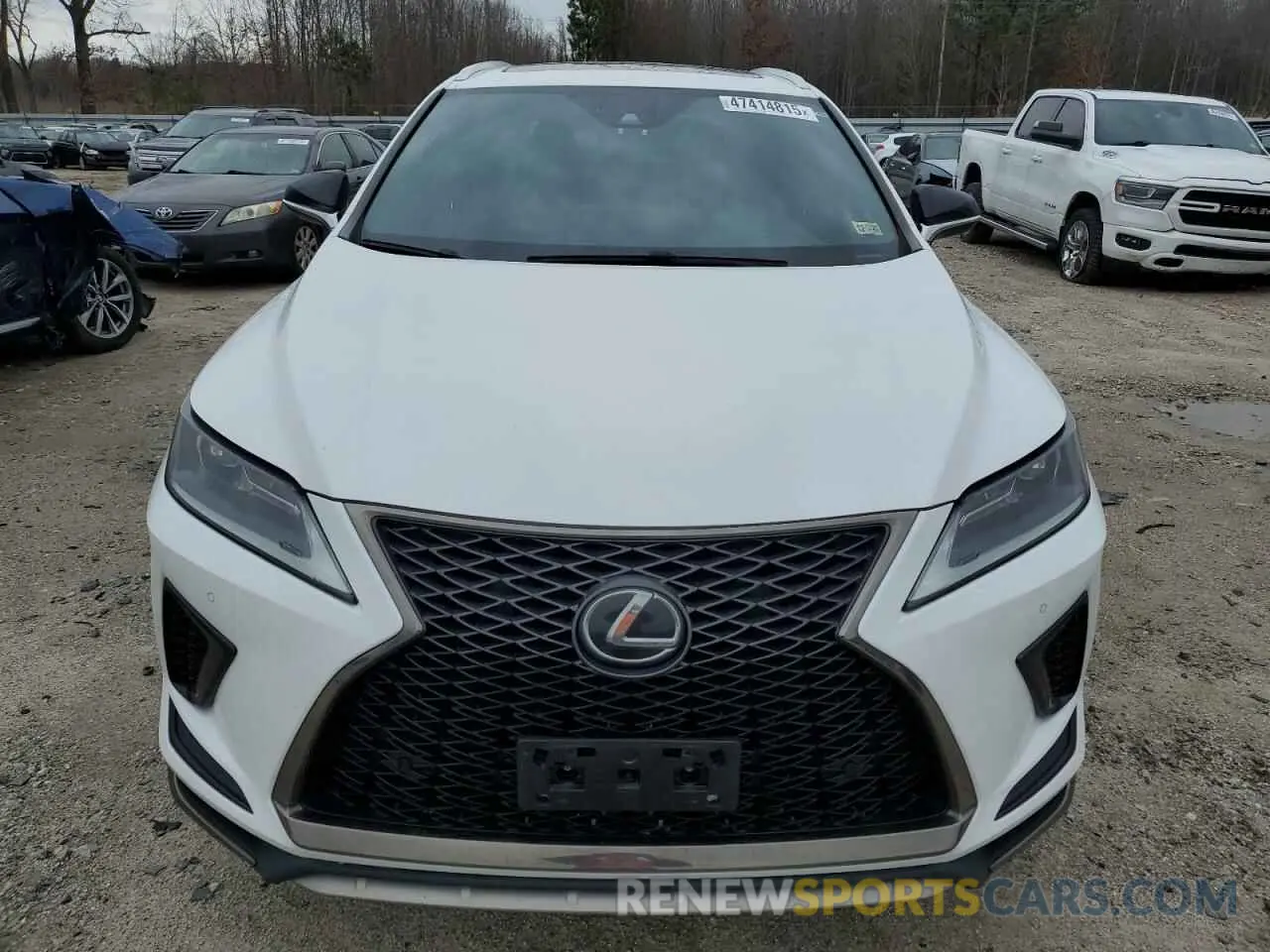 5 fotografías del automóvil dañado 2T2SZMDA6MC291491 LEXUS RX 350 F S 2021