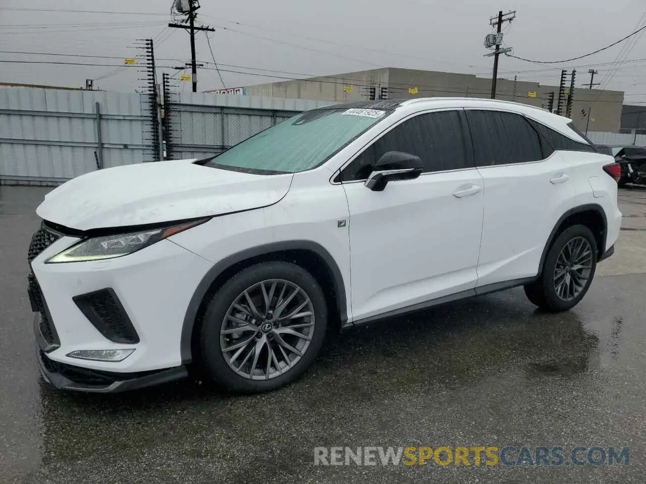1 fotografías del automóvil dañado 2T2YZMDA0MC261123 LEXUS RX 350 F S 2021