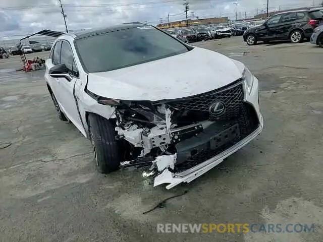 12 fotografías del automóvil dañado 2T2YZMDA0MC261123 LEXUS RX 350 F S 2021