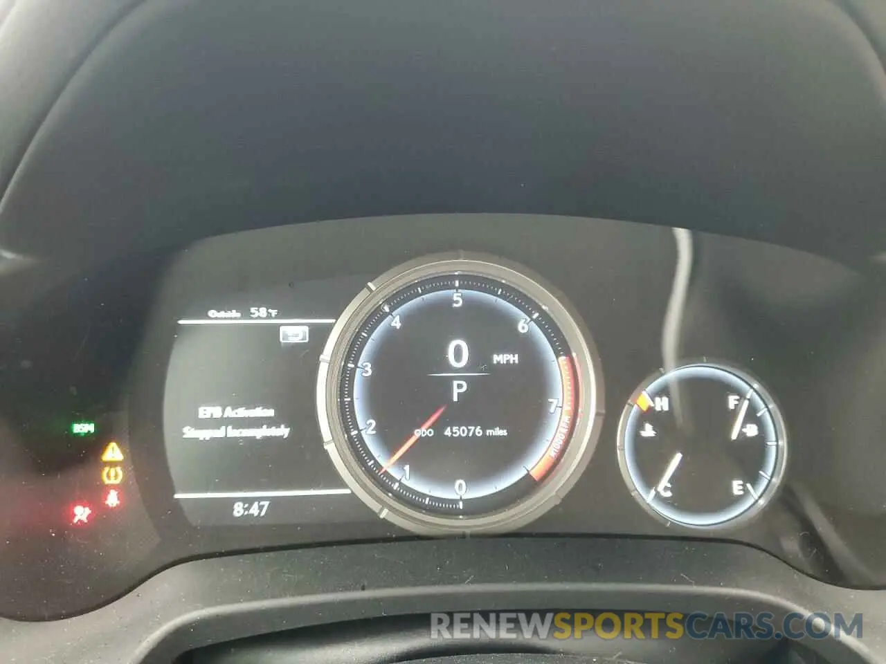 9 fotografías del automóvil dañado 2T2YZMDA0MC261123 LEXUS RX 350 F S 2021