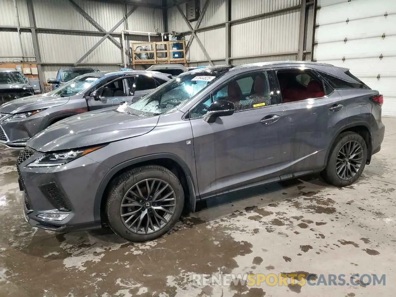 1 fotografías del automóvil dañado 2T2YZMDA1MC289836 LEXUS RX 350 F S 2021