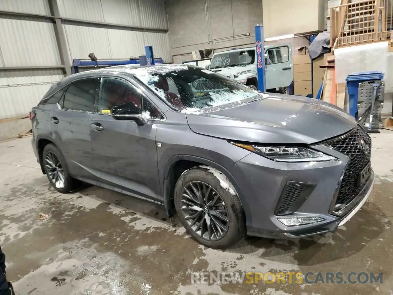 4 fotografías del automóvil dañado 2T2YZMDA1MC289836 LEXUS RX 350 F S 2021