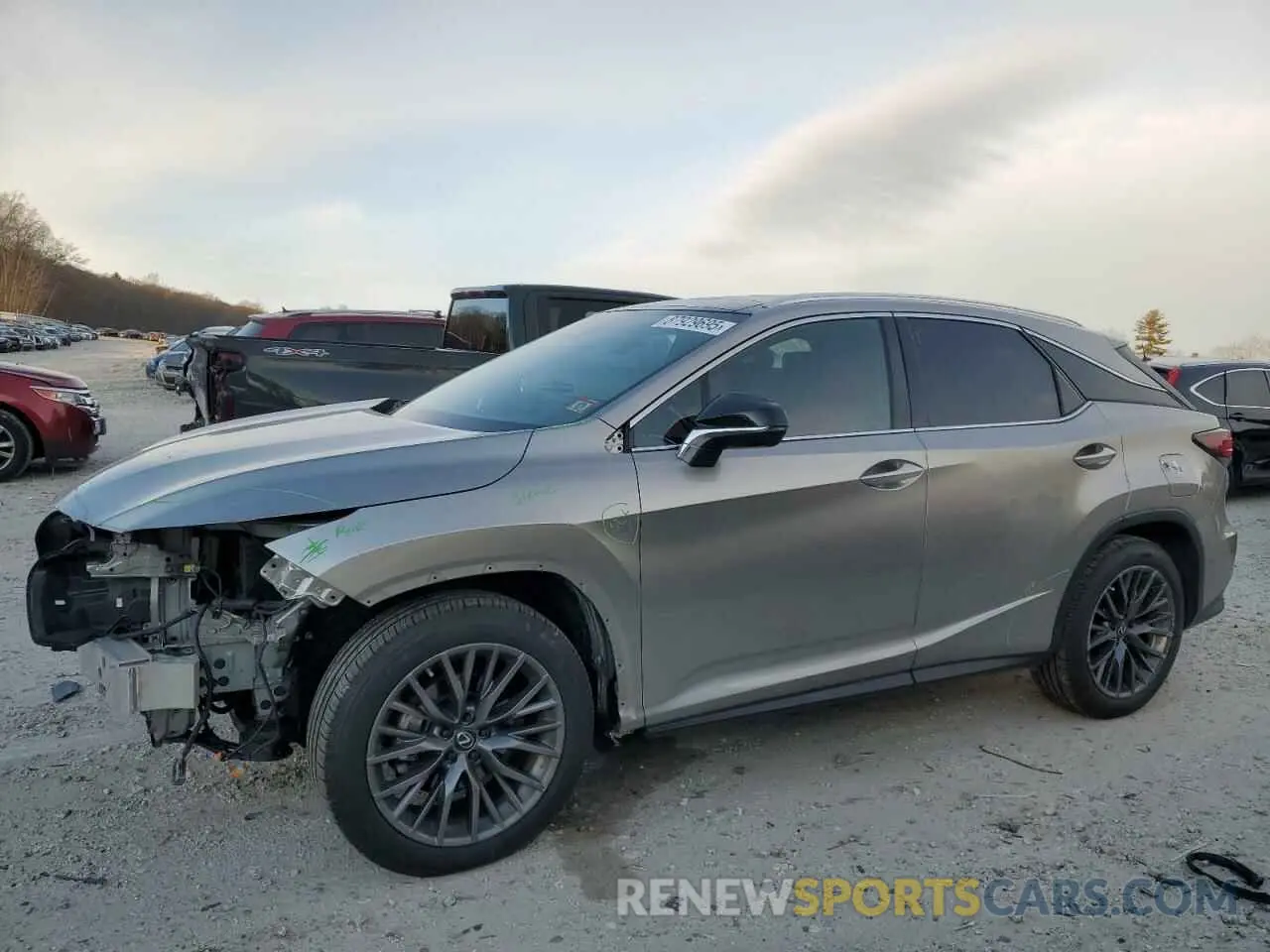 1 fotografías del automóvil dañado 2T2YZMDA6MC301222 LEXUS RX 350 F S 2021
