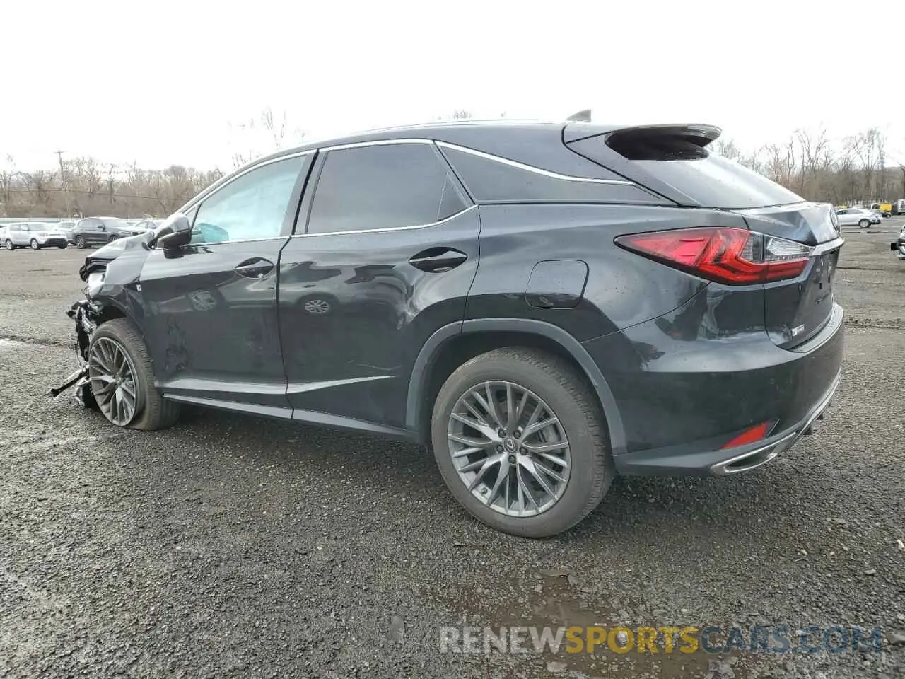 2 fotografías del automóvil dañado 2T2SZMDA3NC368755 LEXUS RX 350 F S 2022