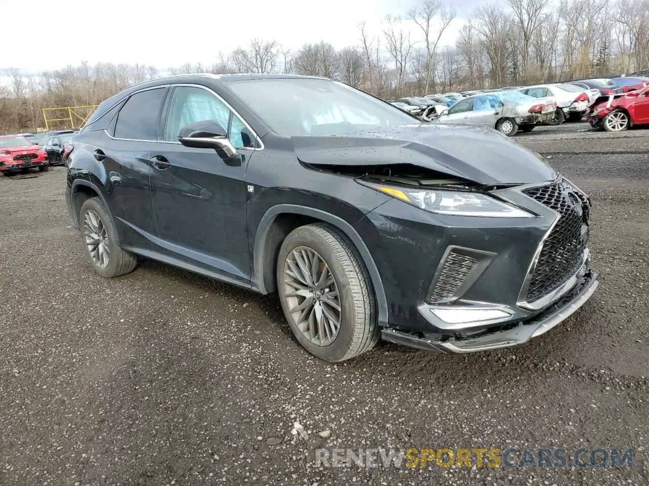 4 fotografías del automóvil dañado 2T2SZMDA3NC368755 LEXUS RX 350 F S 2022