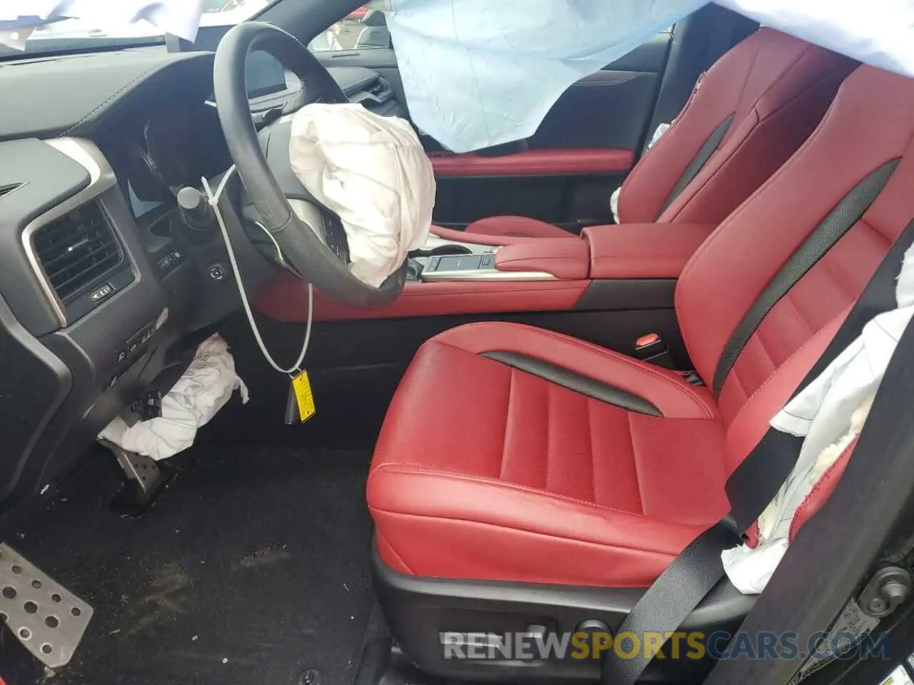 7 fotografías del automóvil dañado 2T2SZMDA3NC368755 LEXUS RX 350 F S 2022