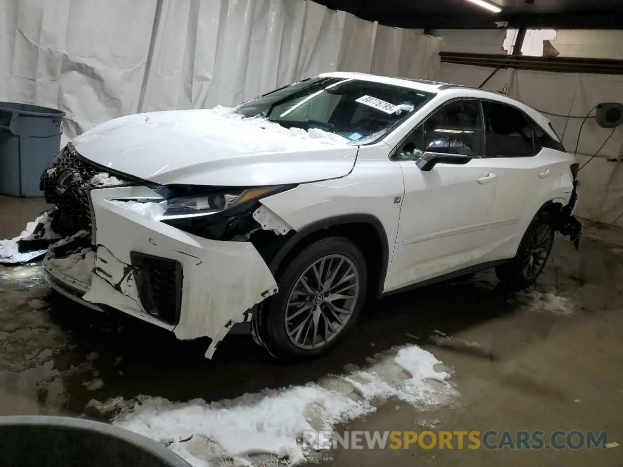 1 fotografías del automóvil dañado 2T2SZMDA5NC320822 LEXUS RX 350 F S 2022
