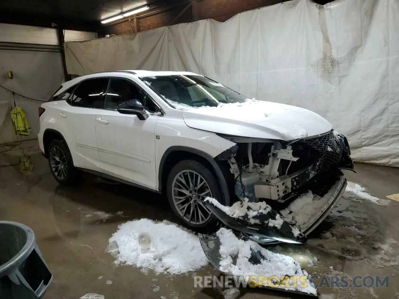 4 fotografías del automóvil dañado 2T2SZMDA5NC320822 LEXUS RX 350 F S 2022