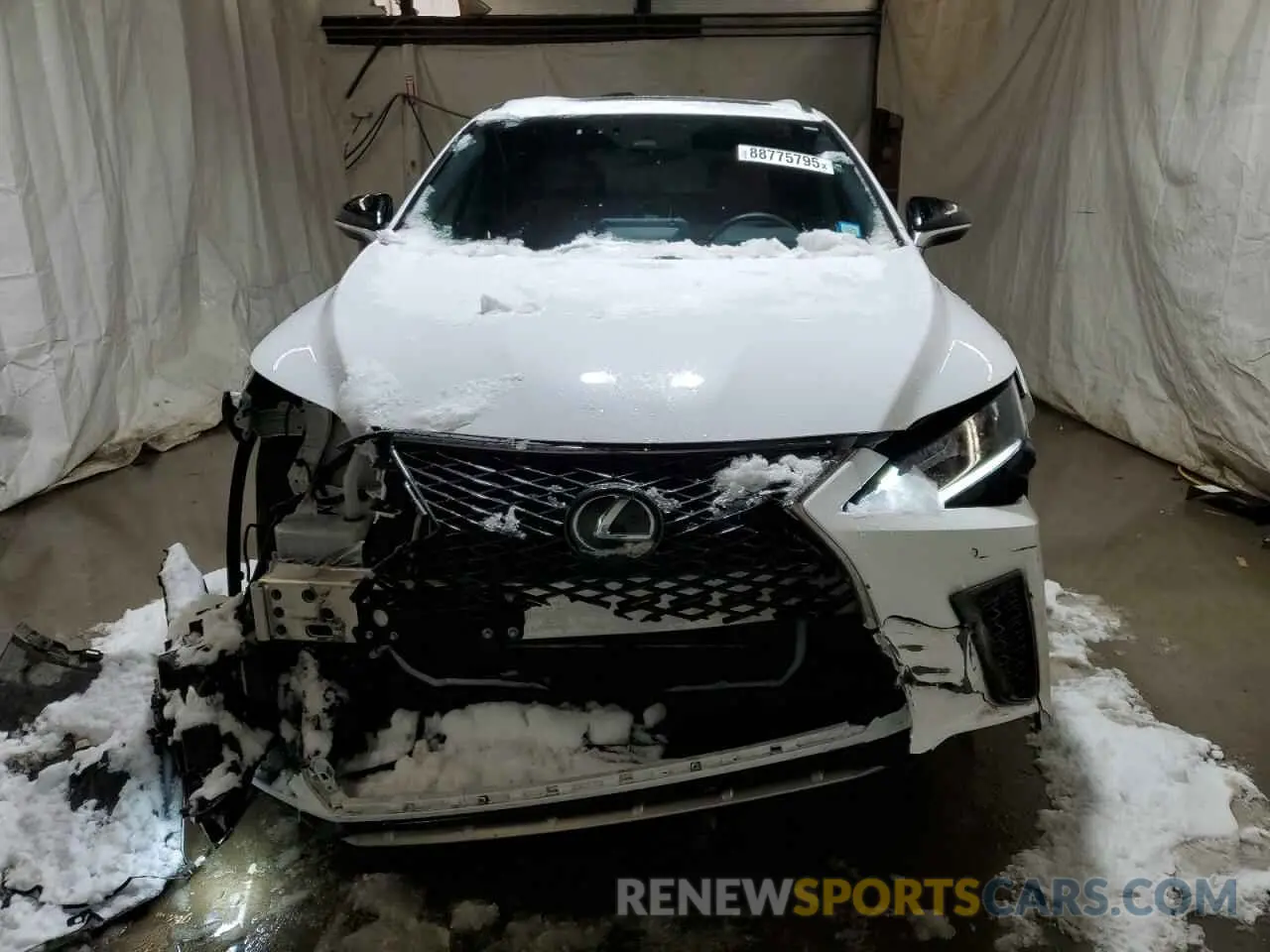 5 fotografías del automóvil dañado 2T2SZMDA5NC320822 LEXUS RX 350 F S 2022