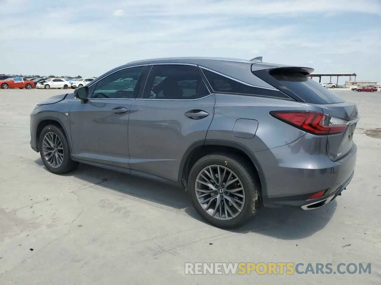 2 fotografías del automóvil dañado 2T2YZMDA0NC312444 LEXUS RX 350 F S 2022