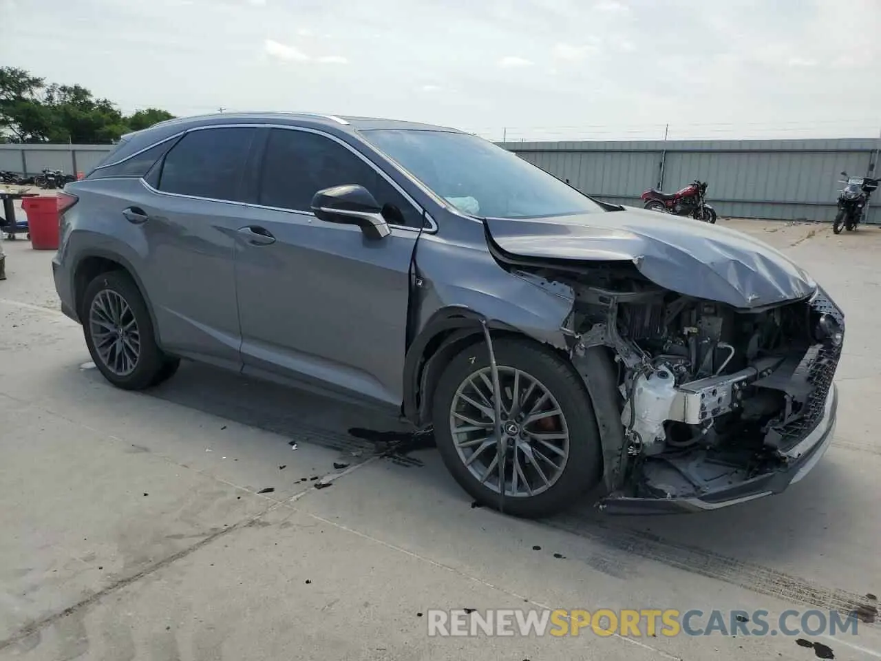 4 fotografías del automóvil dañado 2T2YZMDA0NC312444 LEXUS RX 350 F S 2022