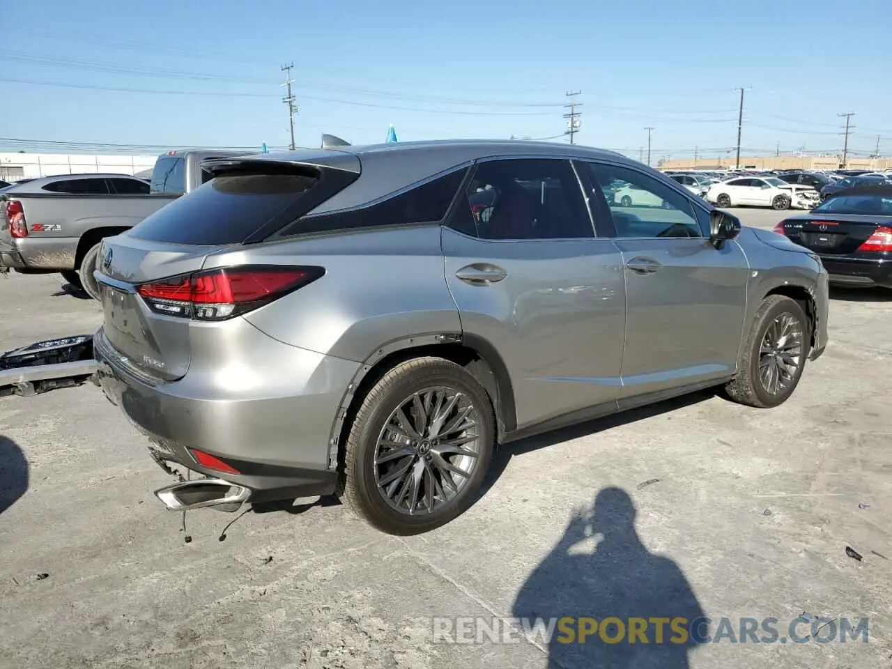 3 fotografías del automóvil dañado 2T2YZMDA0NC367167 LEXUS RX 350 F S 2022