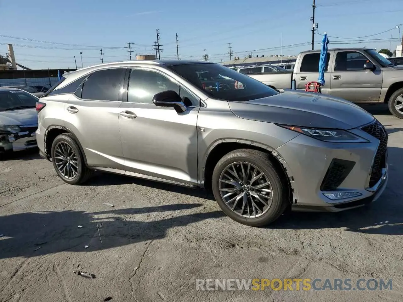 4 fotografías del automóvil dañado 2T2YZMDA0NC367167 LEXUS RX 350 F S 2022