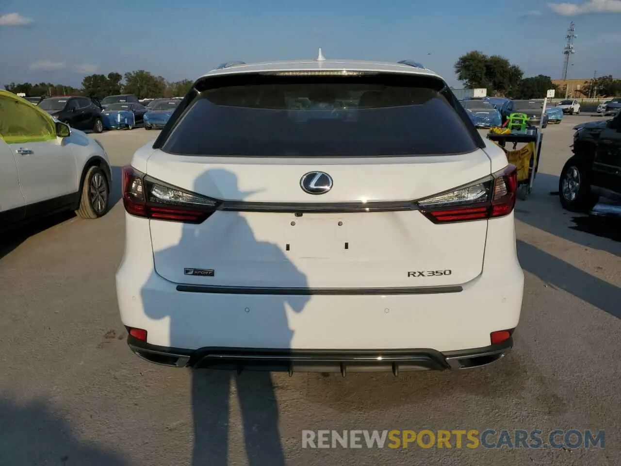 6 fotografías del automóvil dañado 2T2YZMDA1NC346649 LEXUS RX 350 F S 2022