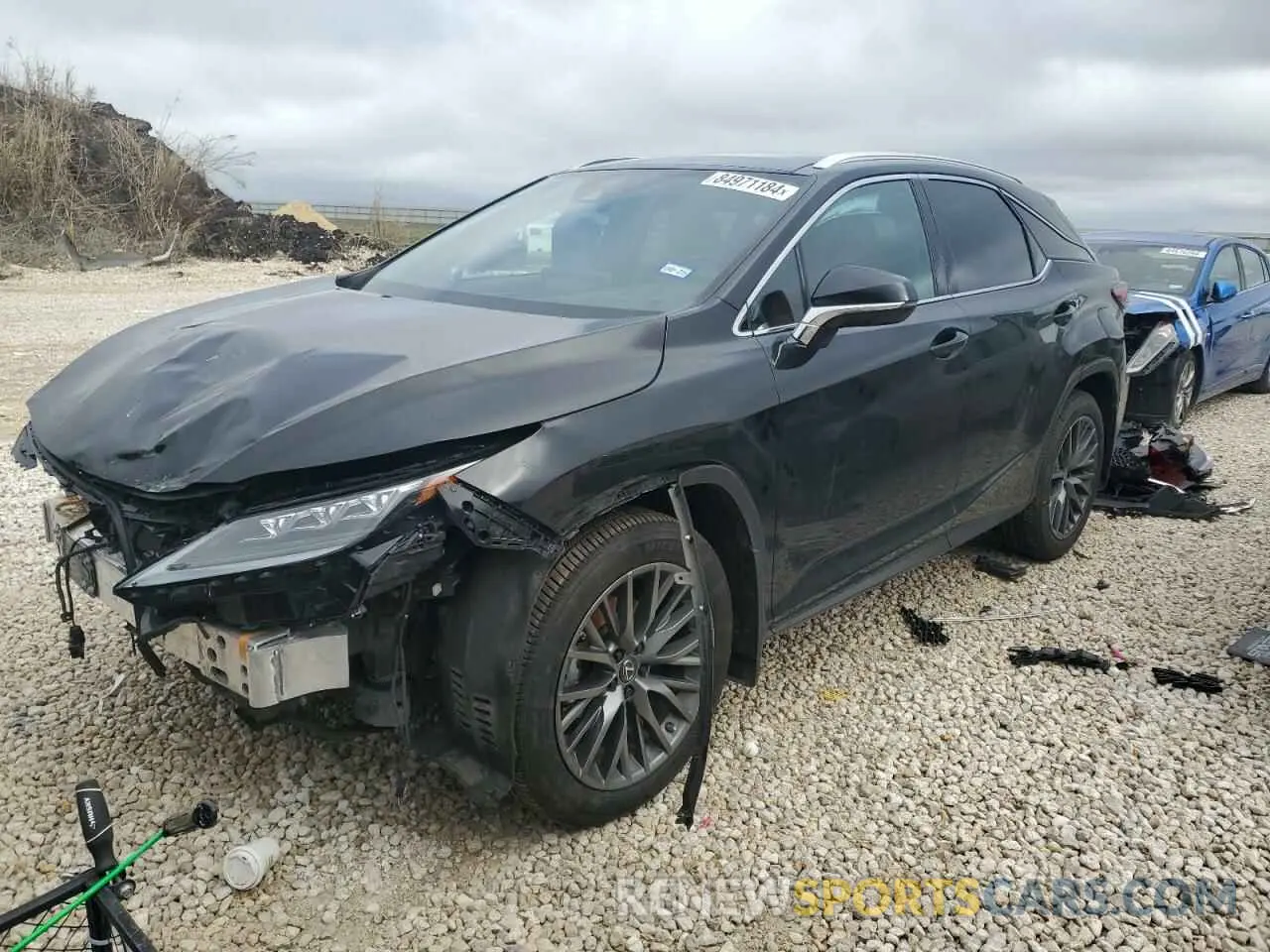 1 fotografías del automóvil dañado 2T2YZMDA2NC344974 LEXUS RX 350 F S 2022