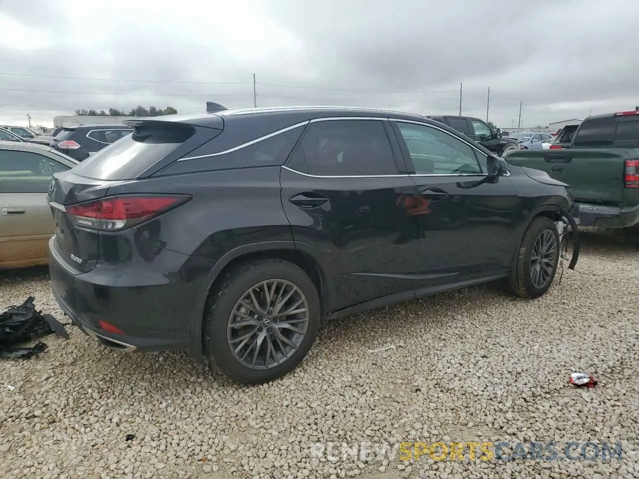 3 fotografías del automóvil dañado 2T2YZMDA2NC344974 LEXUS RX 350 F S 2022