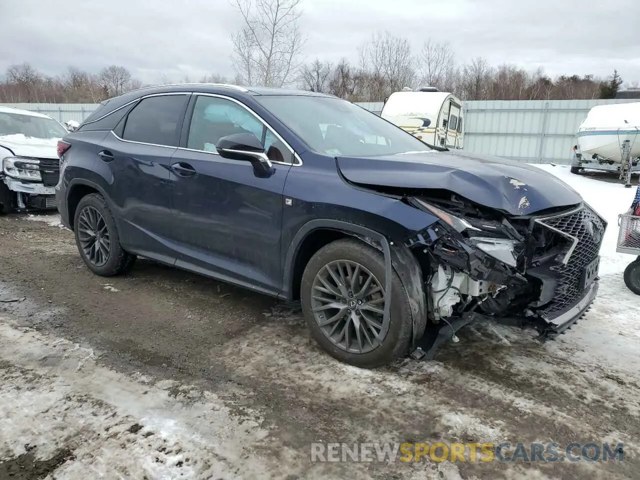 4 fotografías del automóvil dañado 2T2YZMDA5NC355905 LEXUS RX 350 F S 2022
