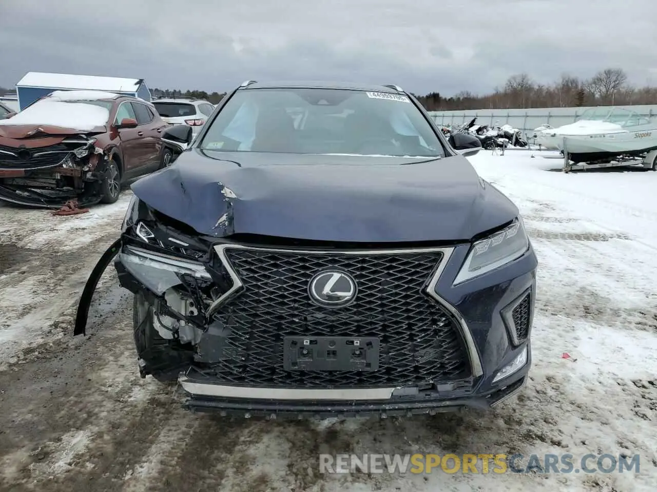 5 fotografías del automóvil dañado 2T2YZMDA5NC355905 LEXUS RX 350 F S 2022