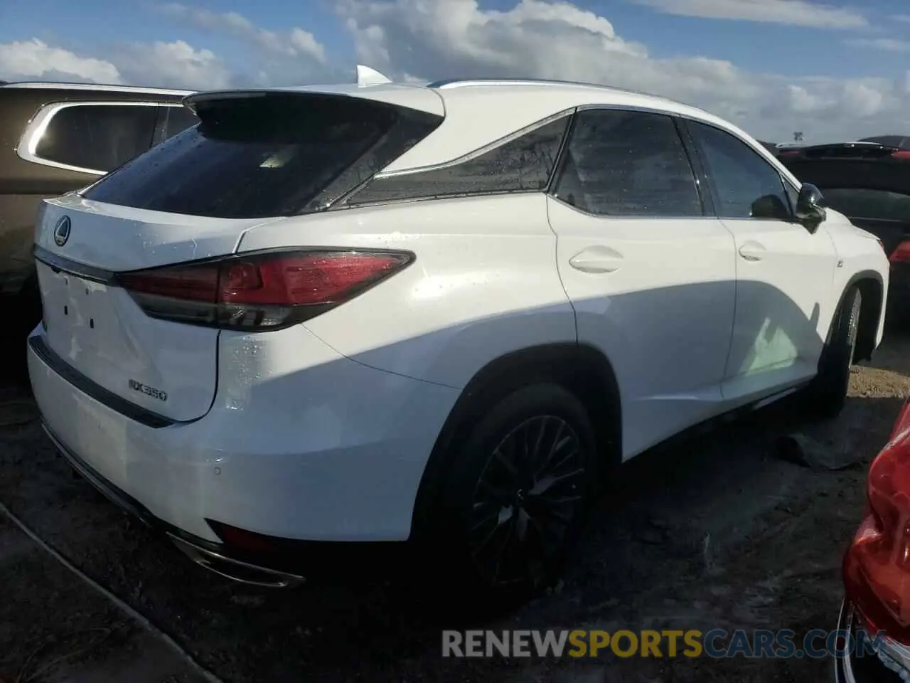 3 fotografías del automóvil dañado 2T2YZMDA7NC317592 LEXUS RX 350 F S 2022