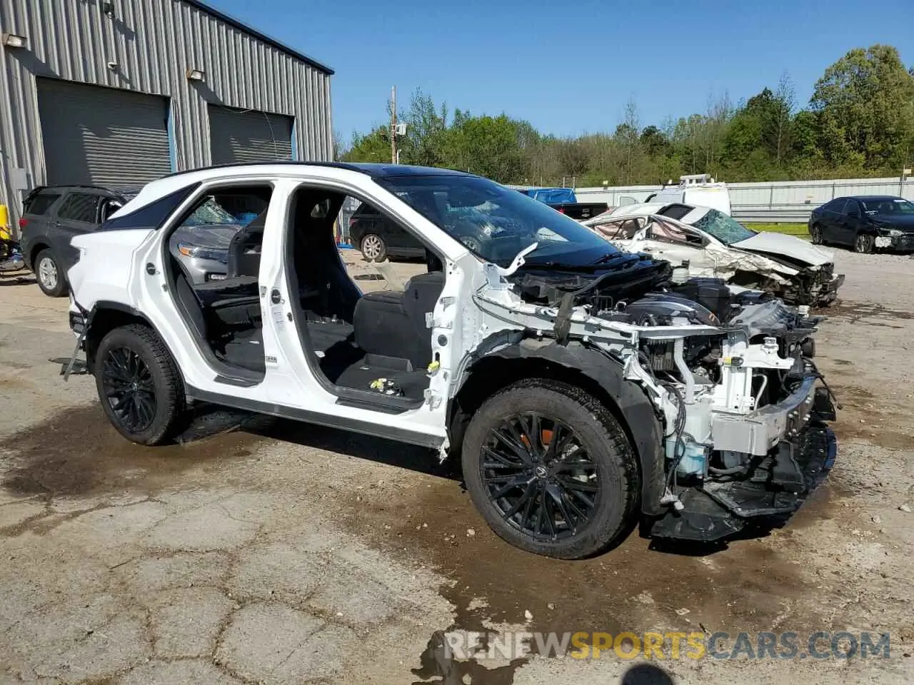 4 fotografías del automóvil dañado 2T2YZMDA7NC346980 LEXUS RX 350 F S 2022