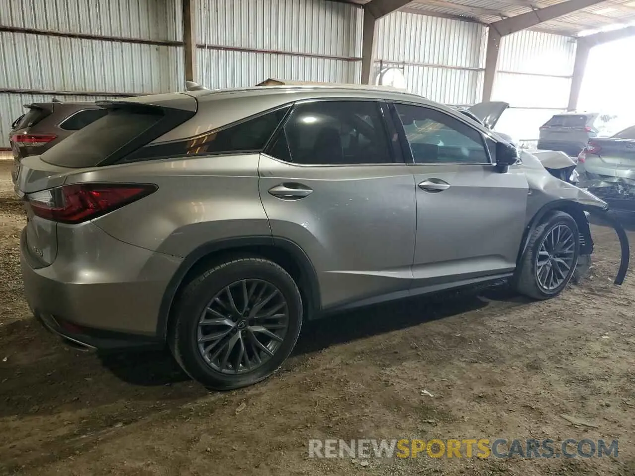 3 fotografías del automóvil dañado 2T2YZMDA9NC315133 LEXUS RX 350 F S 2022