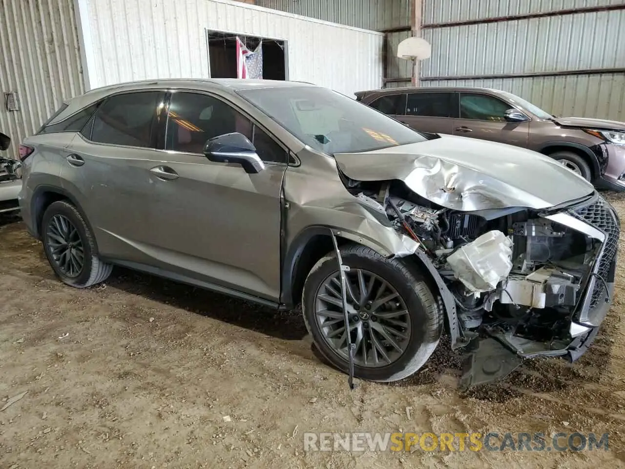 4 fotografías del automóvil dañado 2T2YZMDA9NC315133 LEXUS RX 350 F S 2022