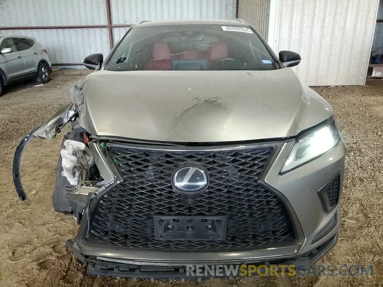 5 fotografías del automóvil dañado 2T2YZMDA9NC315133 LEXUS RX 350 F S 2022