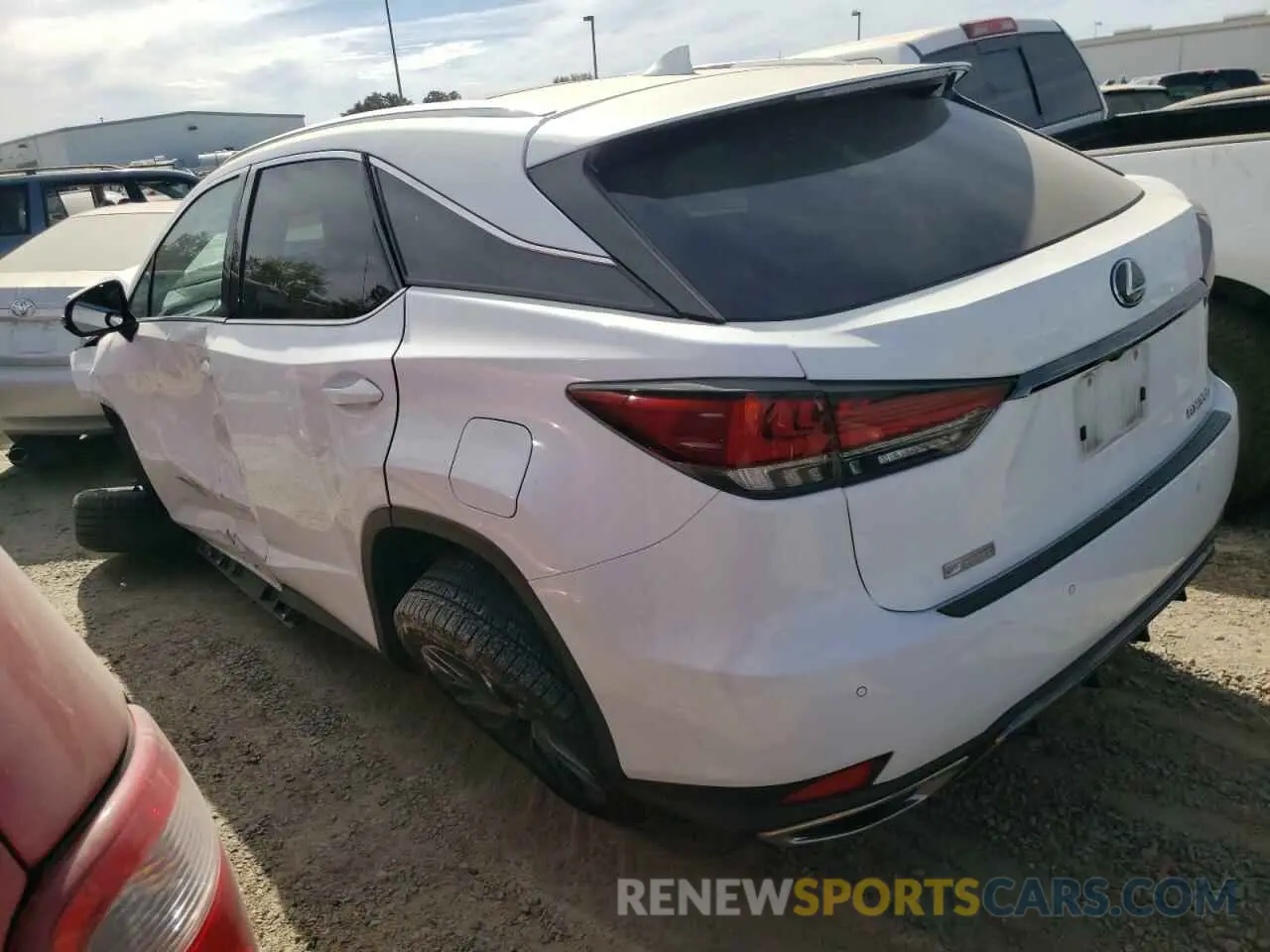 2 fotografías del automóvil dañado 2T2YZMDAXNC319417 LEXUS RX 350 F S 2022