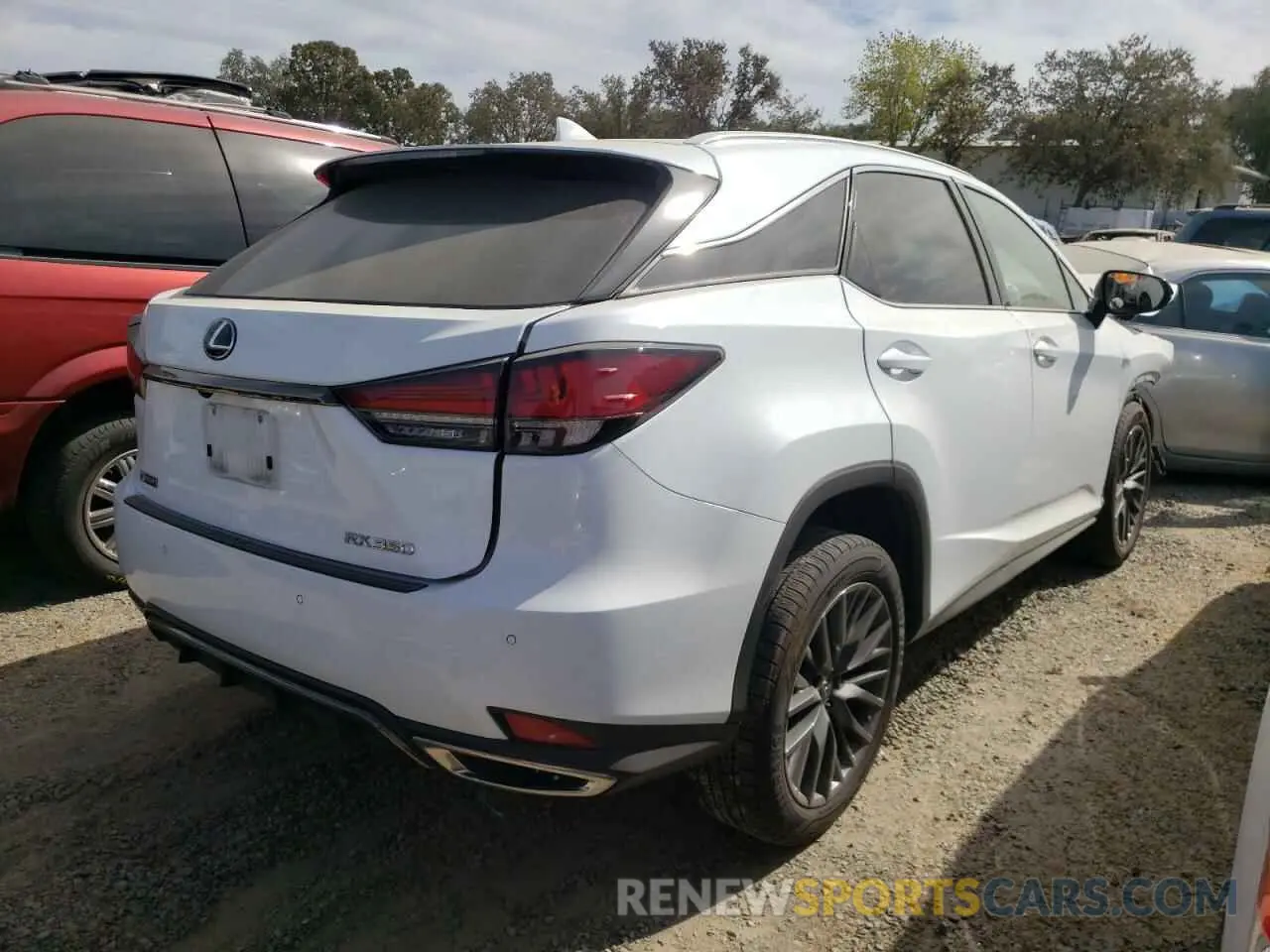 3 fotografías del automóvil dañado 2T2YZMDAXNC319417 LEXUS RX 350 F S 2022