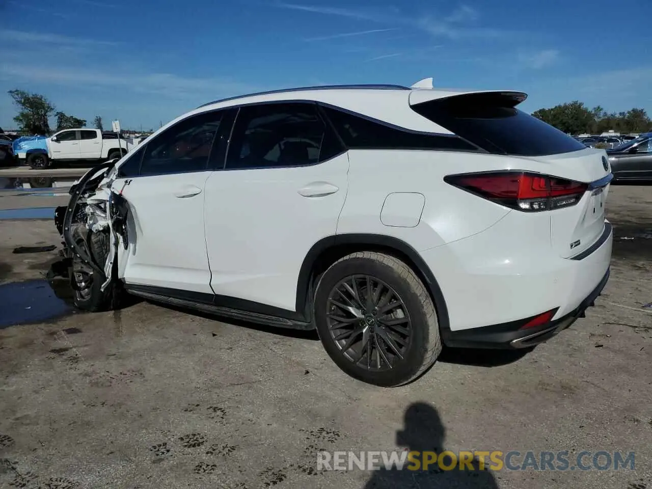 2 fotografías del automóvil dañado 2T2YZMDAXNC345855 LEXUS RX 350 F S 2022