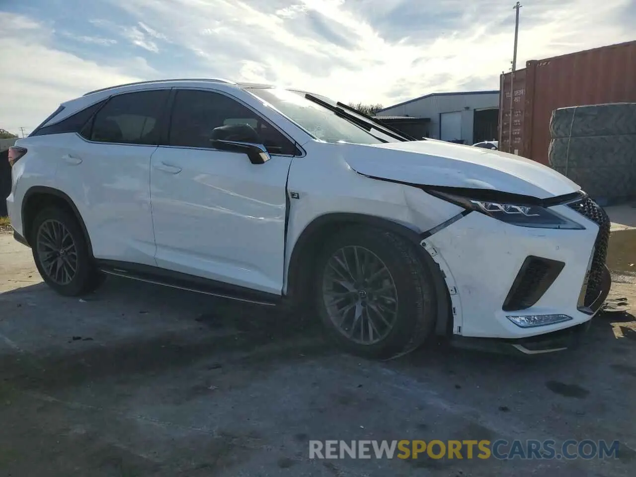 4 fotografías del automóvil dañado 2T2YZMDAXNC345855 LEXUS RX 350 F S 2022