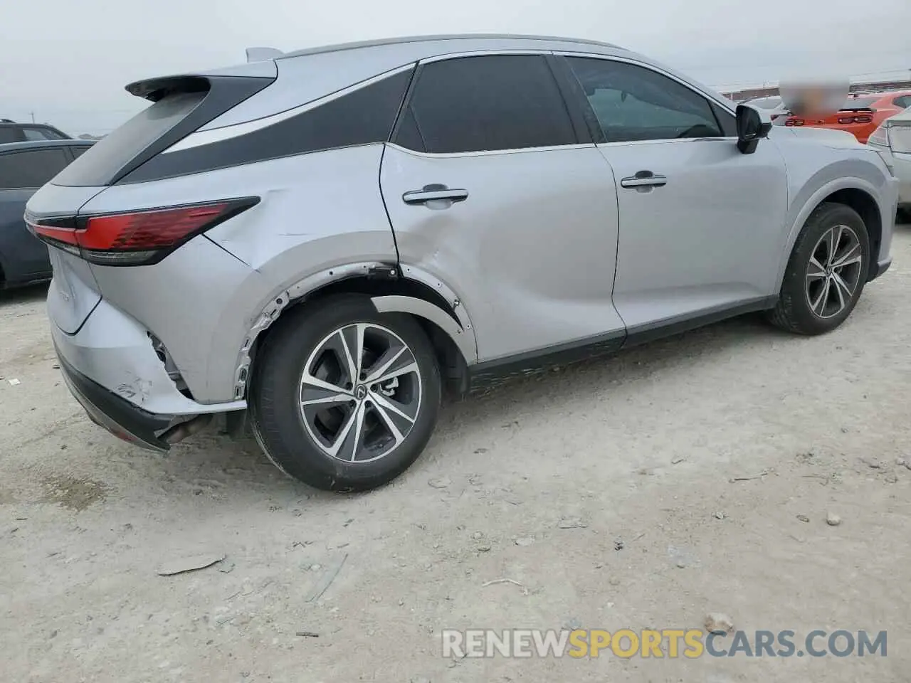 3 fotografías del automóvil dañado JTJCHMAA1P2000332 LEXUS RX 350 PRE 2023