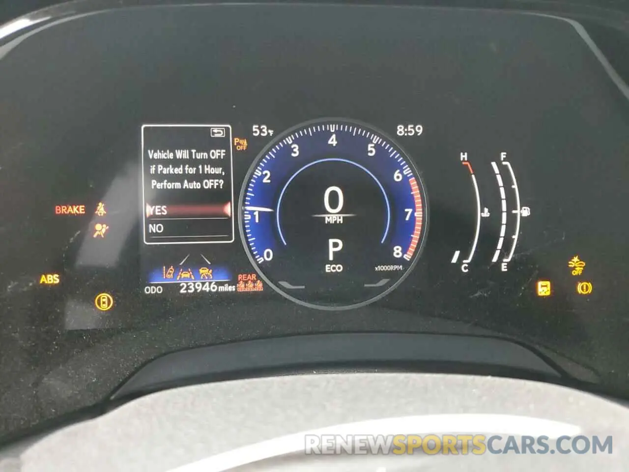9 fotografías del automóvil dañado JTJCHMAA1P2000332 LEXUS RX 350 PRE 2023