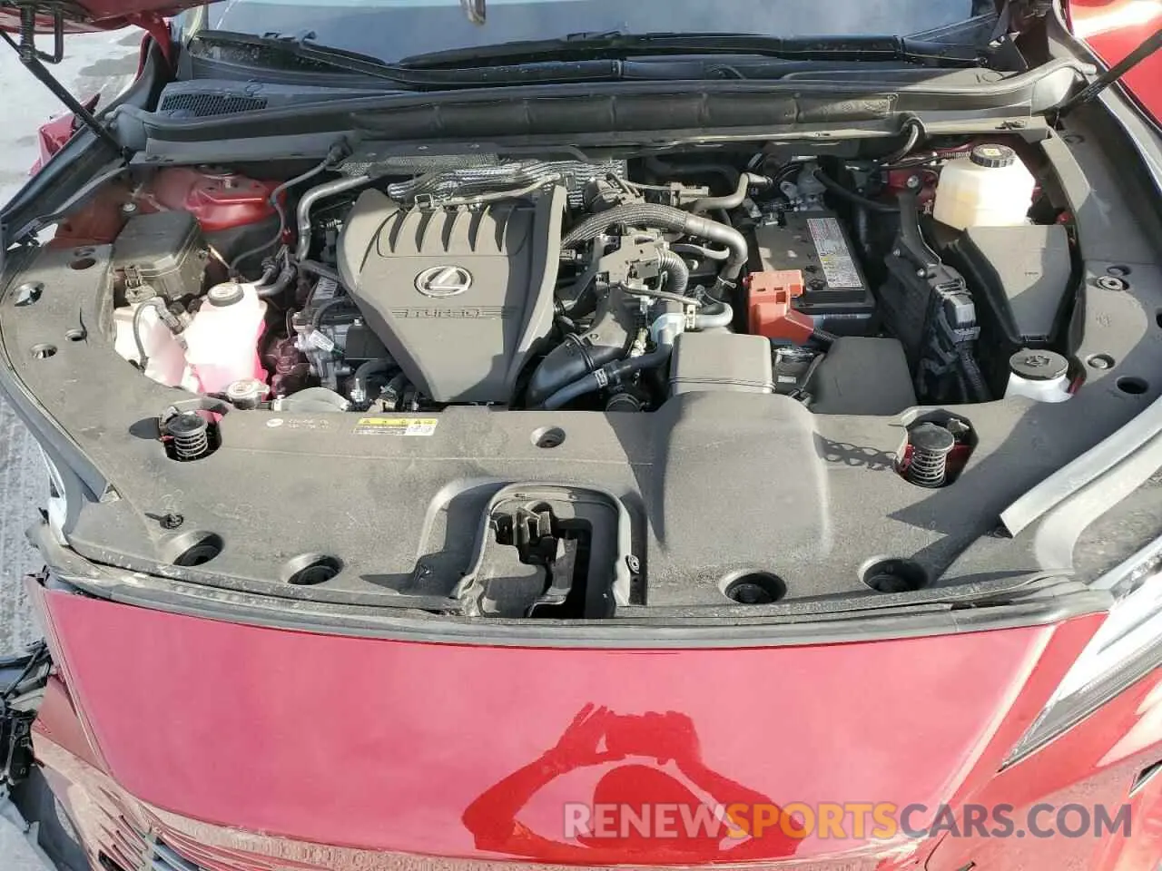 12 fotografías del automóvil dañado JTJCHMAA4P2001782 LEXUS RX 350 PRE 2023