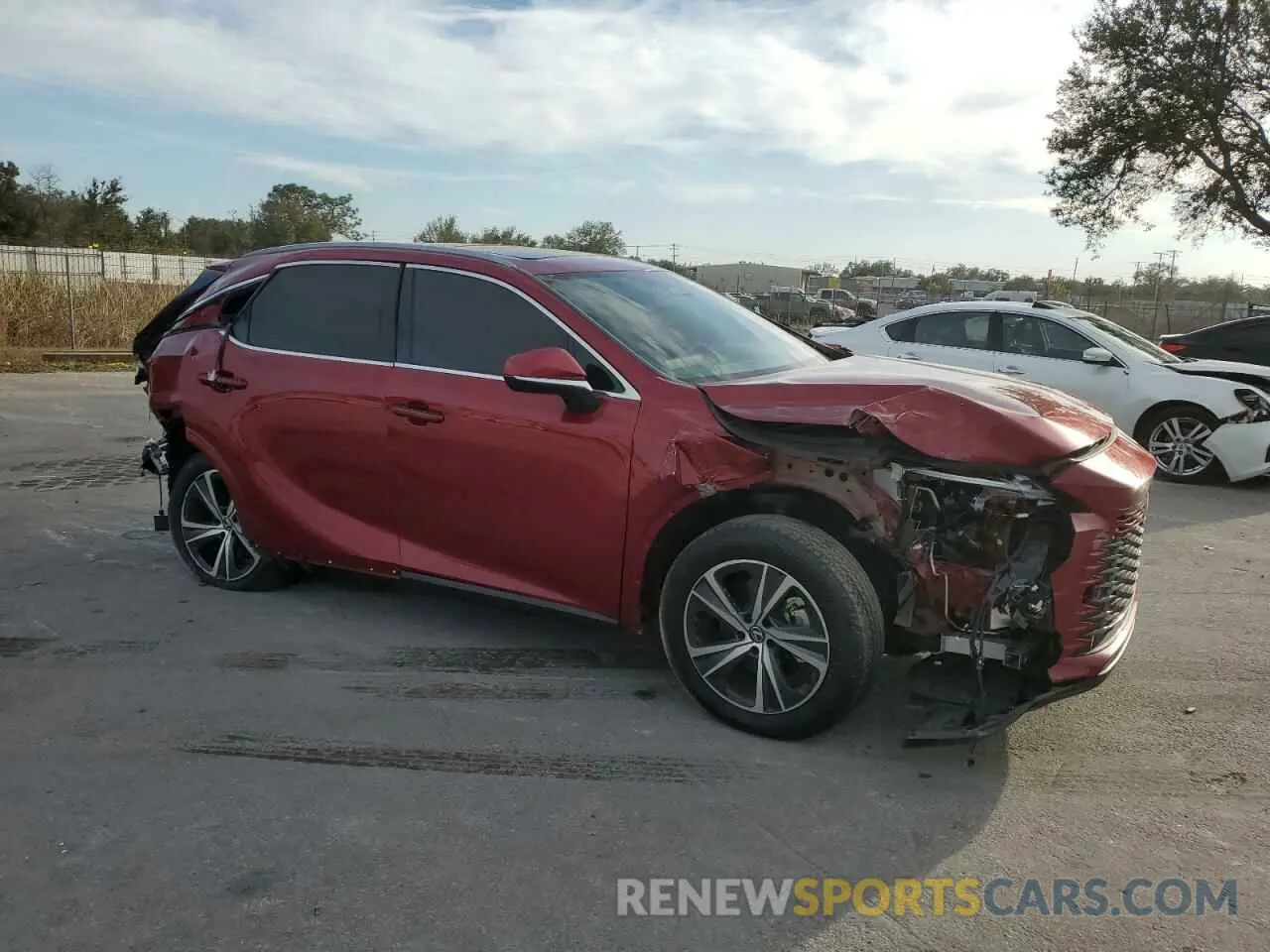 4 fotografías del automóvil dañado JTJCHMAA4P2001782 LEXUS RX 350 PRE 2023