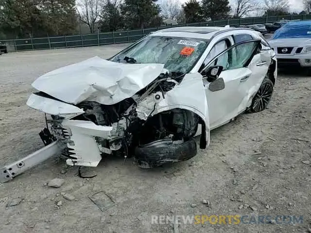 12 fotografías del automóvil dañado JTJCHMAA5P2001581 LEXUS RX 350 PRE 2023