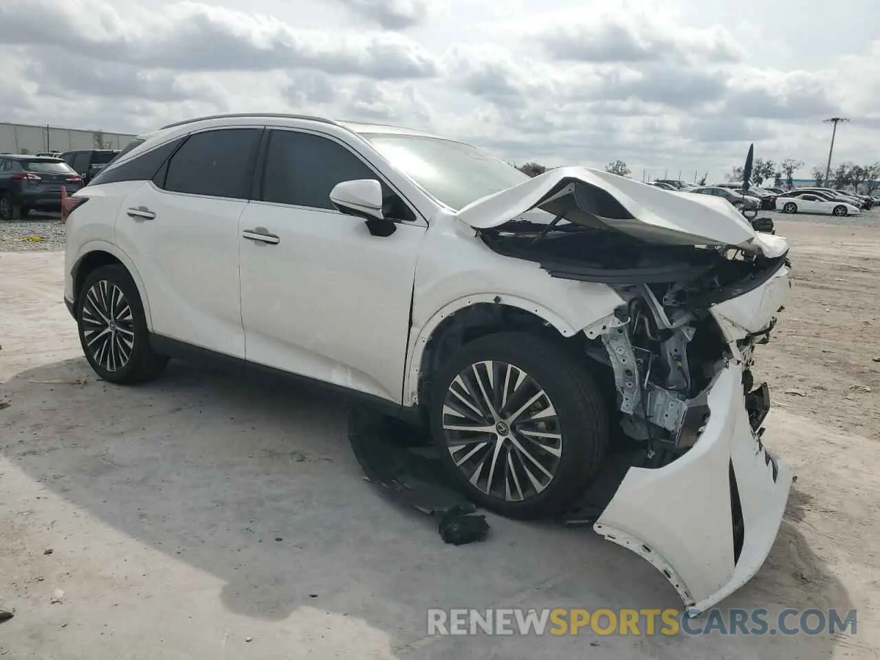 4 fotografías del automóvil dañado JTJCHMAA8P2002532 LEXUS RX 350 PRE 2023