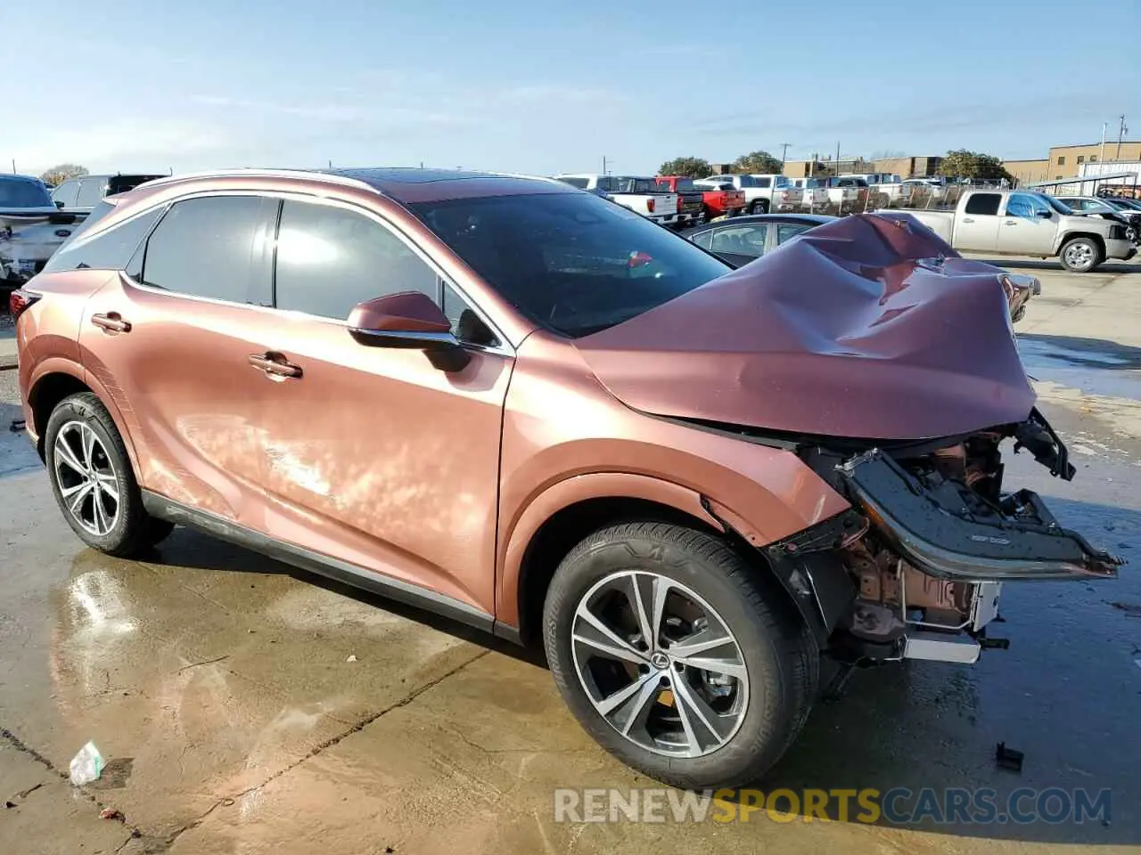 4 fotografías del automóvil dañado JTJCHMAA0R2013642 LEXUS RX 350 PRE 2024