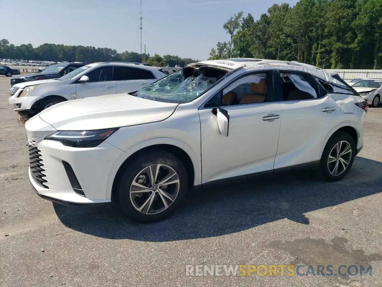 1 fotografías del automóvil dañado JTJCHMAA1R2017036 LEXUS RX 350 PRE 2024