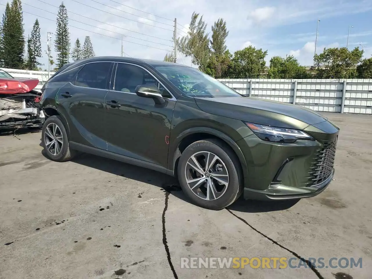 4 fotografías del automóvil dañado JTJCHMAA3R2013988 LEXUS RX 350 PRE 2024