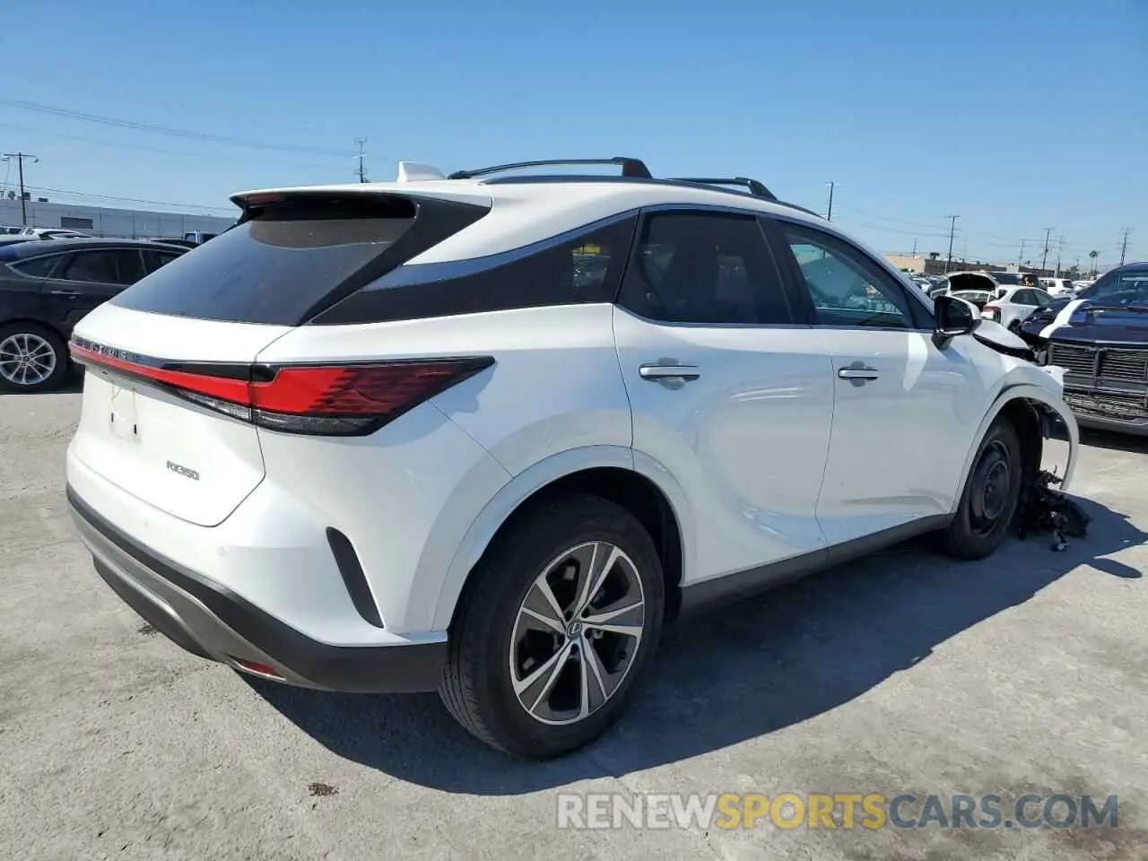 3 fotografías del automóvil dañado JTJCHMAA4R2014373 LEXUS RX 350 PRE 2024