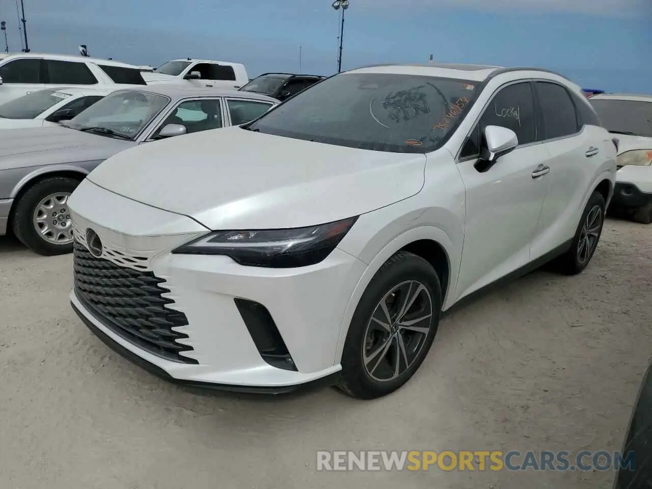 1 fotografías del automóvil dañado JTJCHMAA6R2017355 LEXUS RX 350 PRE 2024