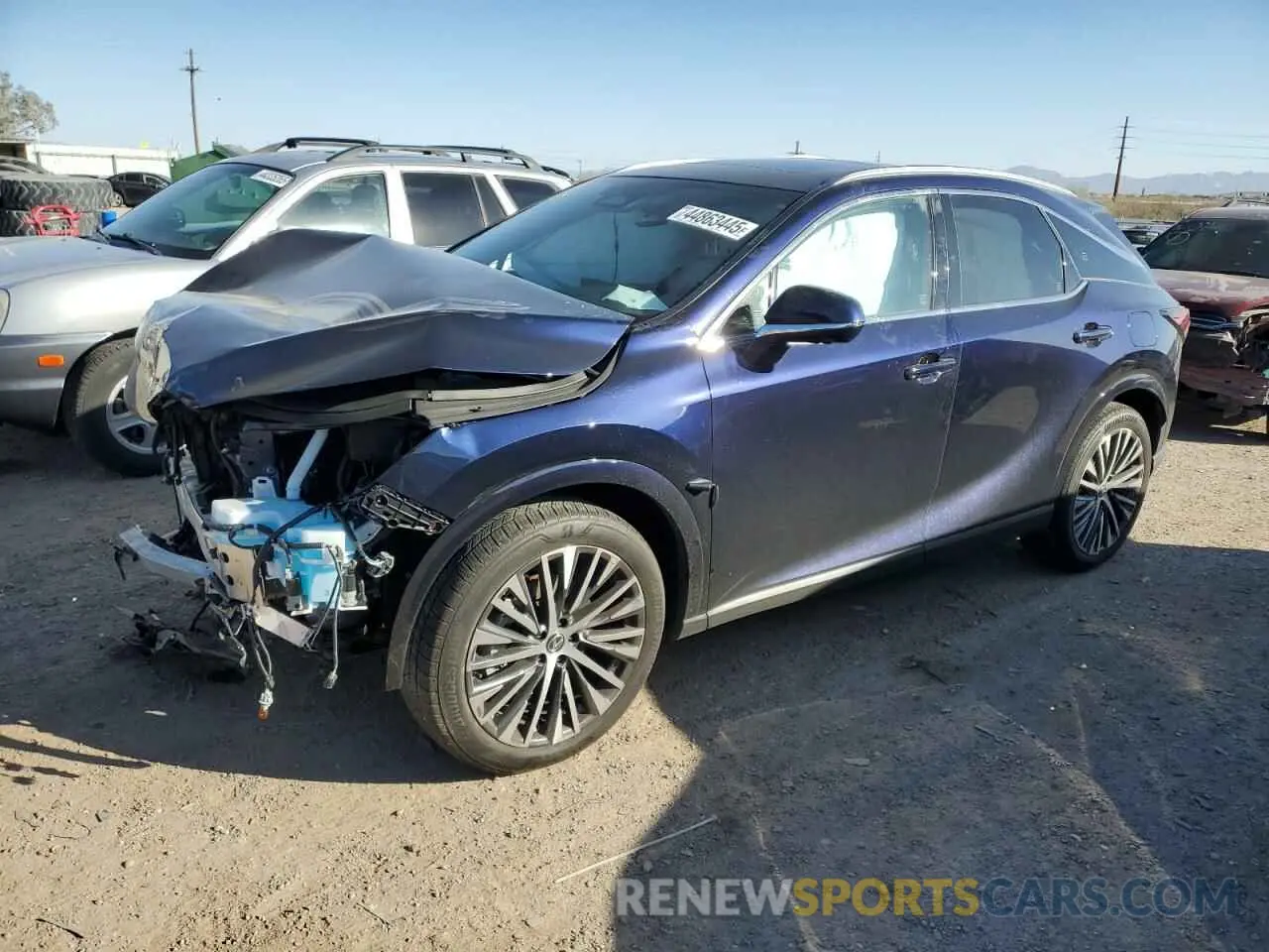 1 fotografías del automóvil dañado JTJCHMAA7R2020524 LEXUS RX 350 PRE 2024