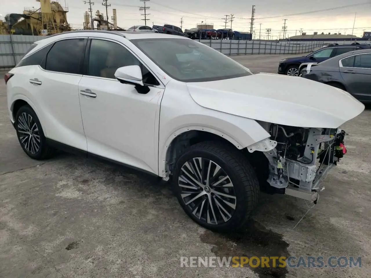 4 fotografías del automóvil dañado JTJCHMAA8R2012500 LEXUS RX 350 PRE 2024