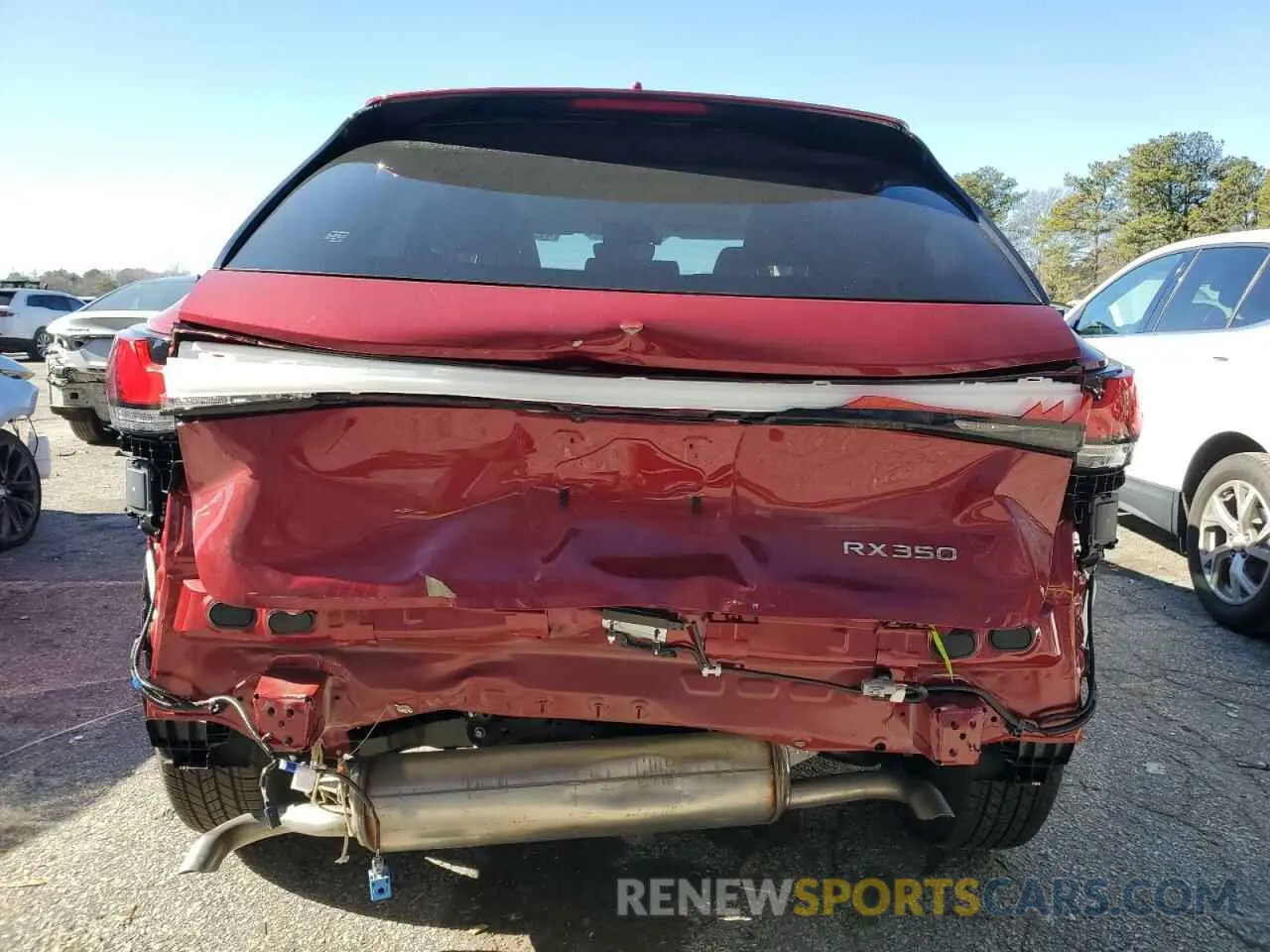 6 fotografías del automóvil dañado JTJCHMAAXR2017598 LEXUS RX 350 PRE 2024