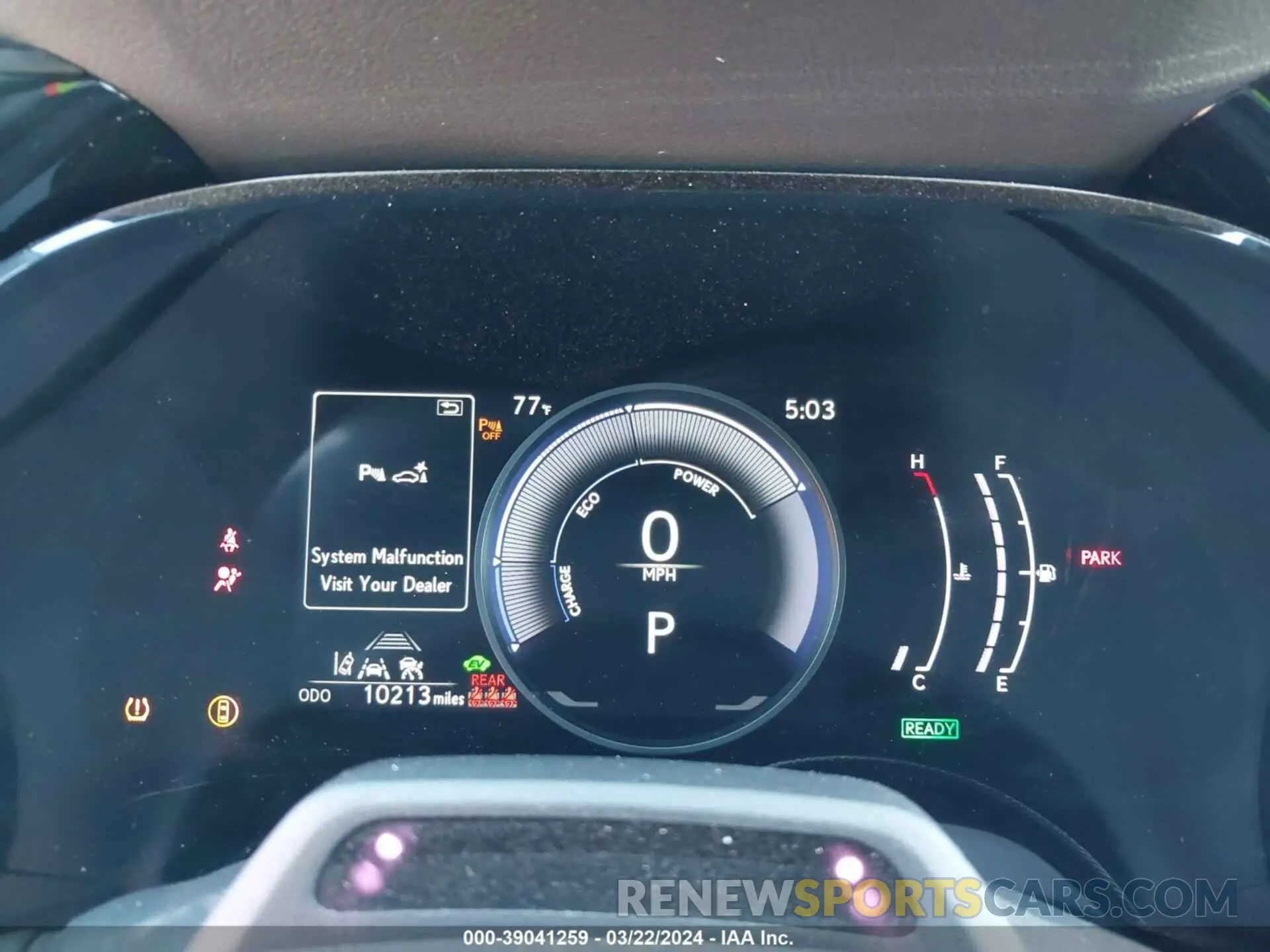 6 fotografías del automóvil dañado 2T2BBMCA0PC005256 LEXUS RX 350H 2023