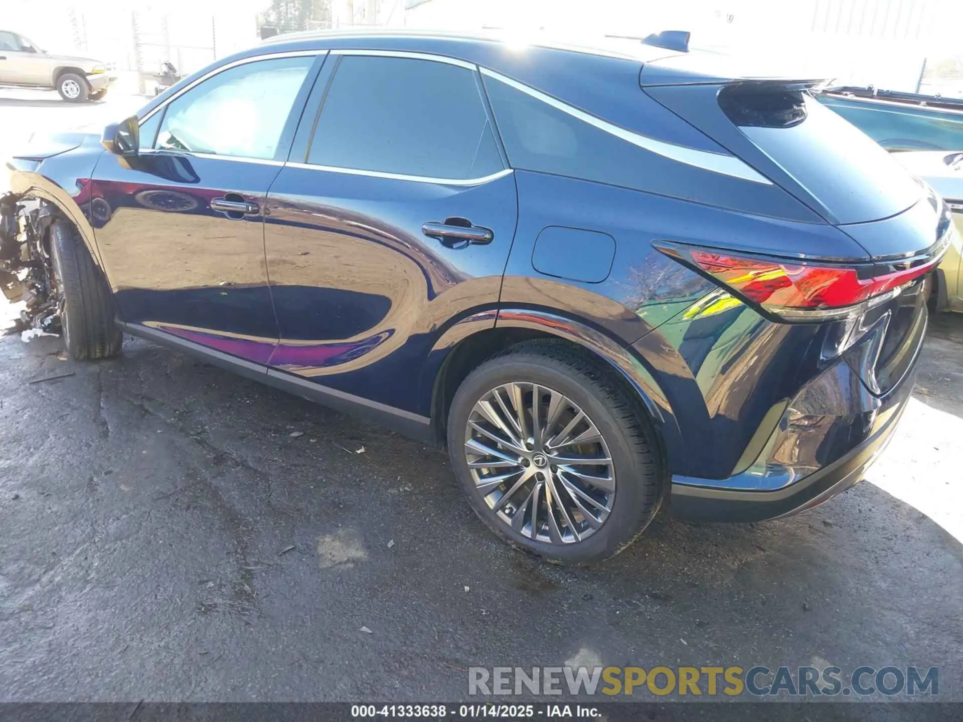 3 fotografías del automóvil dañado 2T2BBMCA6PC021087 LEXUS RX 350H 2023