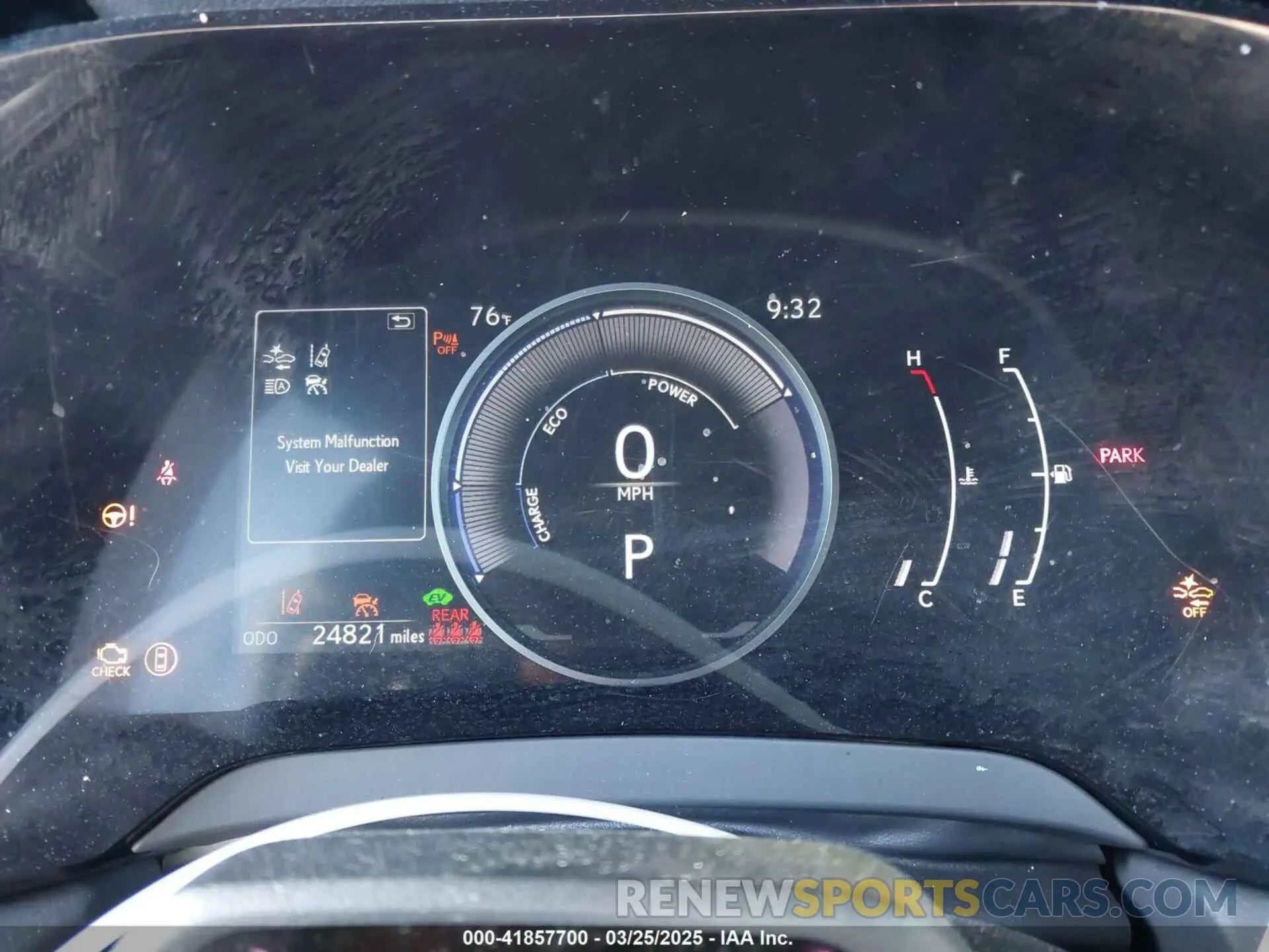 7 fotografías del automóvil dañado 2T2BBMCA7PC008476 LEXUS RX 350H 2023