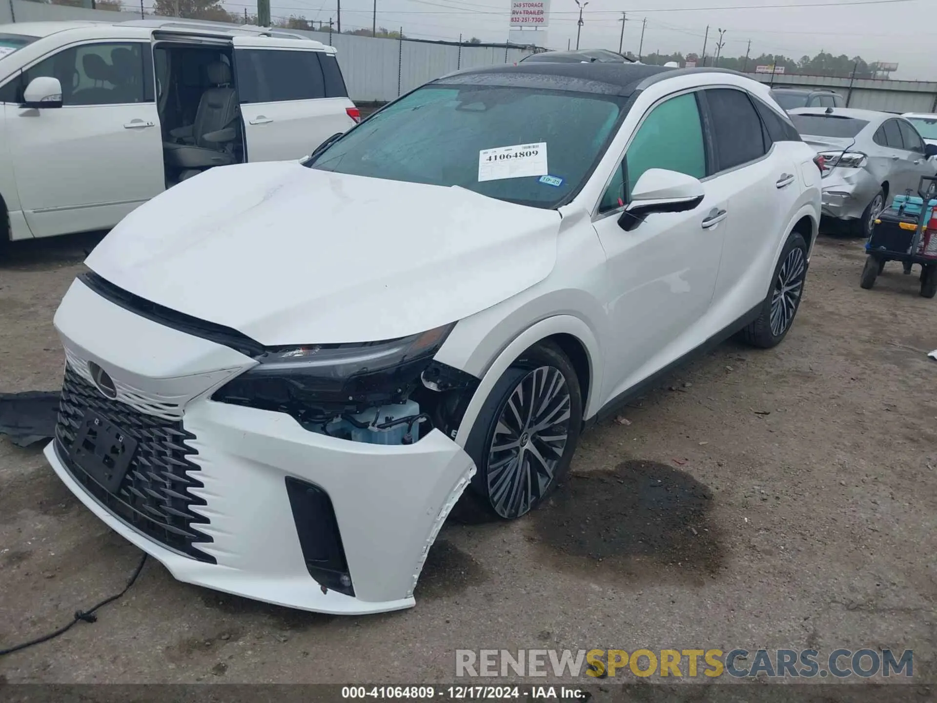 2 fotografías del automóvil dañado 2T2BBMCA7PC018957 LEXUS RX 350H 2023